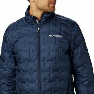Columbia Men's Delta Ridge Down Jacket Small Collegiate Navy
